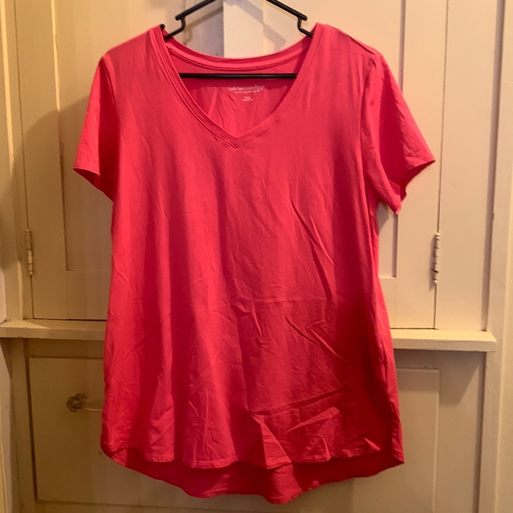 Soft Surroundings Pink Top Size Large